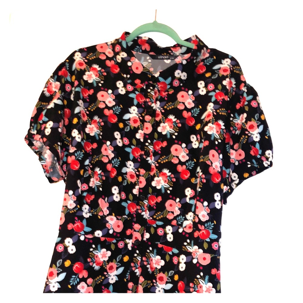 eShakti Short Sleeve Shirt NWOT